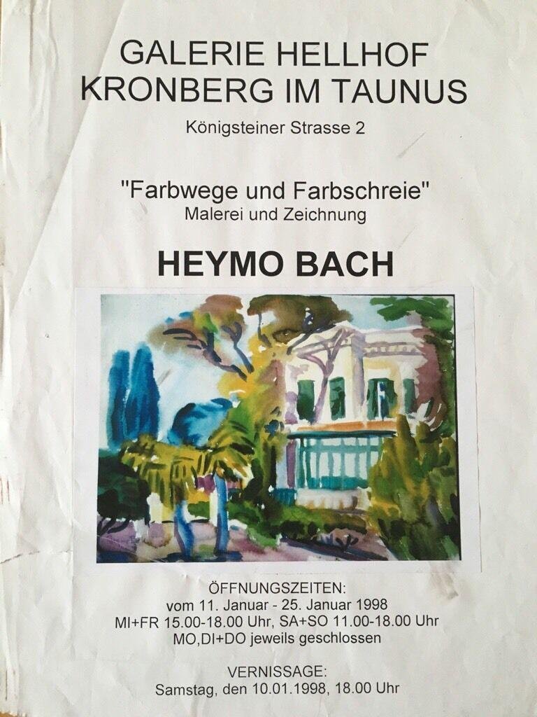 Heymo Bach, 1992, Watercolor