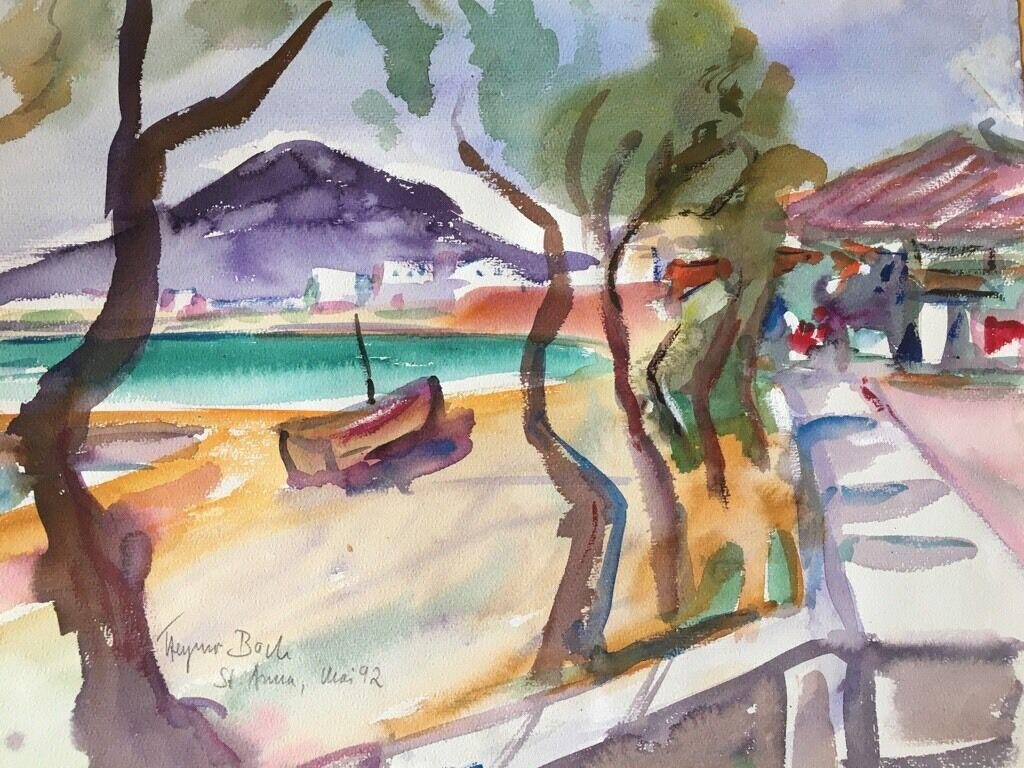 Heymo Bach, 1992, Watercolor