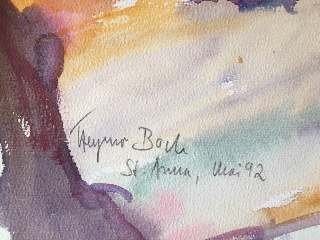 Heymo Bach, 1992, Watercolor