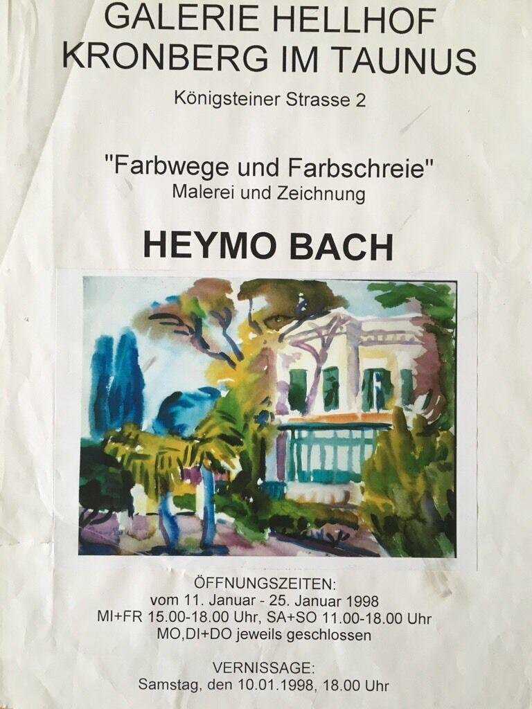 Heymo Bach, 1999, Grandola et Uniti, Watercolor