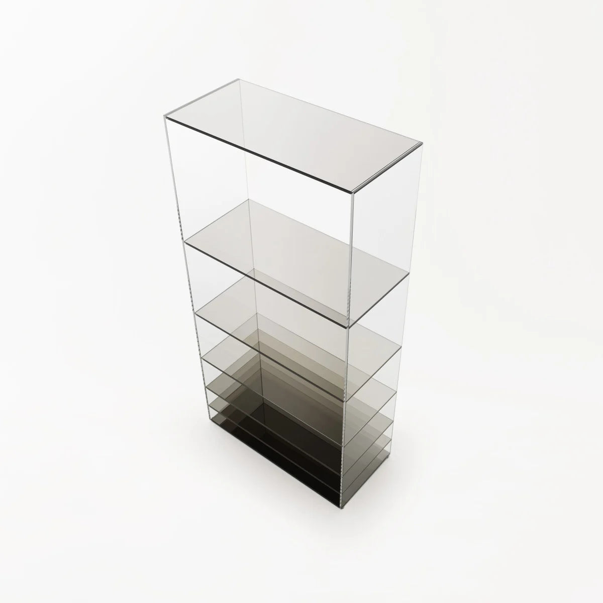 Deep Sea - Open Crystal Bookcase by Glas Italia #grey