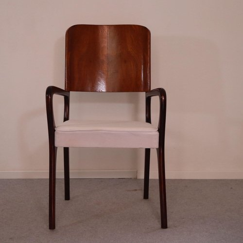 High Back Chair in Maple, Italy, 1950s