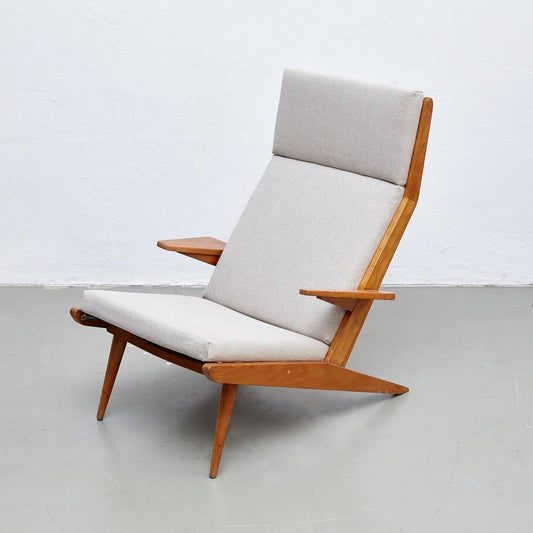 High Back Lounge Chairs by Koene Oberman, 1960s, Set of 2