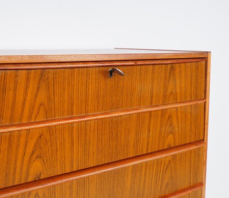 High Chest of Drawers in Teak, 1970s-SN-1777948