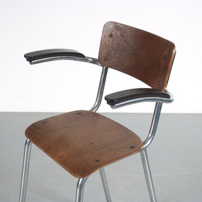 High Children Chair by Gispen, the Netherlands, 1950s-DV-1366025