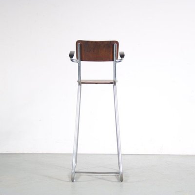 High Children Chair by Gispen, the Netherlands, 1950s-DV-1366025