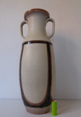 High French Vallauris Ceramic Floor Vase by Edmond Guizol, 1960s-AWL-1175269