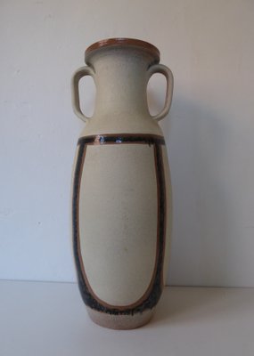 High French Vallauris Ceramic Floor Vase by Edmond Guizol, 1960s-AWL-1175269