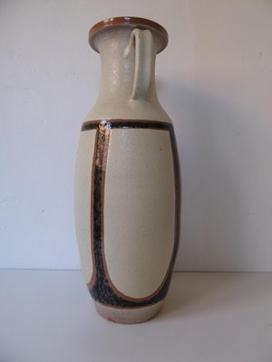 High French Vallauris Ceramic Floor Vase by Edmond Guizol, 1960s-AWL-1175269