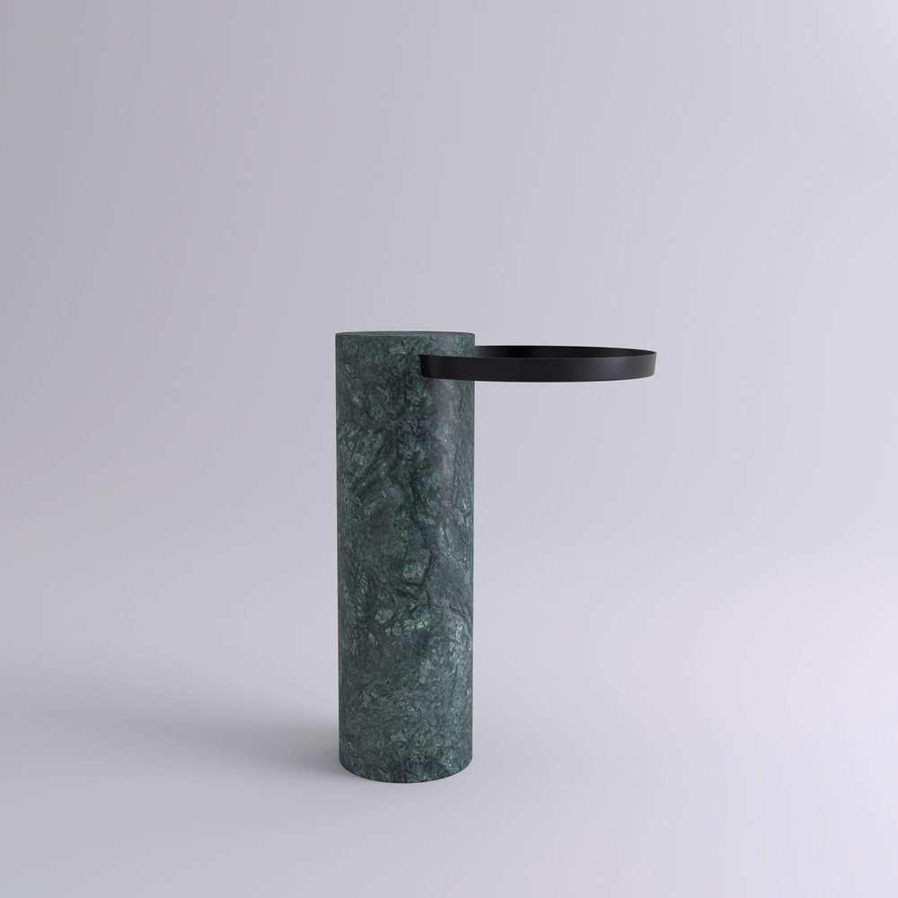 High Indian Green Marble Guéridon by Sebastian Herkner