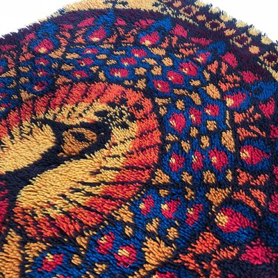 High Pile Rya Rug from Ege Rya Taepper Deluxe, Denmark, 1970s-QZ-1120665