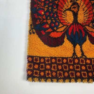 High Pile Rya Rug from Ege Rya Taepper Deluxe, Denmark, 1970s-QZ-1120665