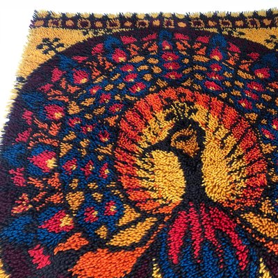 High Pile Rya Rug from Ege Rya Taepper Deluxe, Denmark, 1970s-QZ-1120665