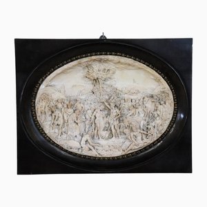 High Relief Sculpture, Early 20th Century, Meerschaum, Framed-DCO-2034897