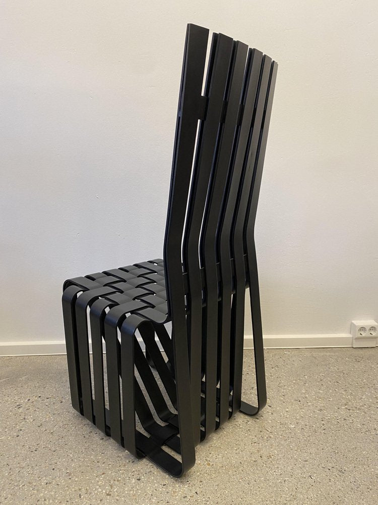 High Sticking Chair in Black by Frank Gehry for Knoll, USA, 1993