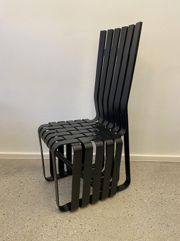 High Sticking Chair in Black by Frank Gehry for Knoll, USA, 1993