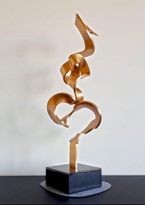 High Weights Gold Sculpture by Kuno Vollet-MDB-1803696