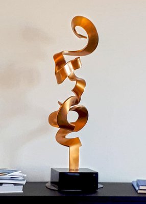 High Weights Gold Sculpture by Kuno Vollet-MDB-1803696