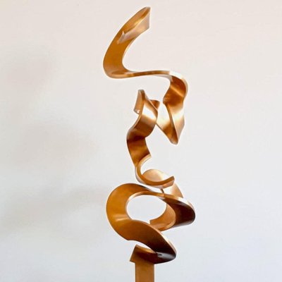 High Weights Gold Sculpture by Kuno Vollet-MDB-1803696