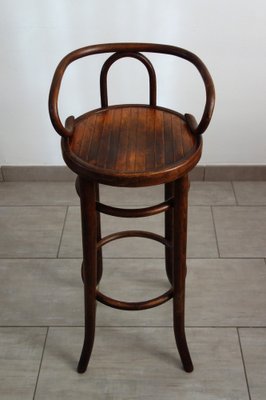 High Wooden Stool, 1890s-XTZ-1801412