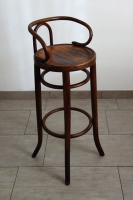 High Wooden Stool, 1890s-XTZ-1801412