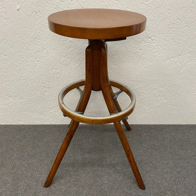 High Wooden Stool-IGT-936054