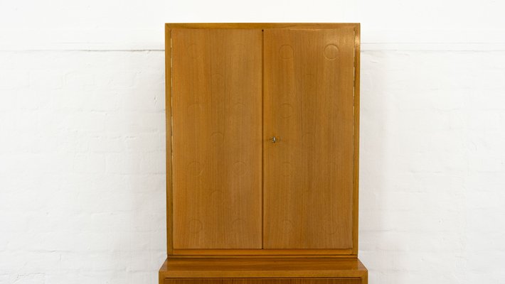 Highboard Bar Cabinet by Ernst Behr, Germany, 1950s, Set of 2-EE-1378161