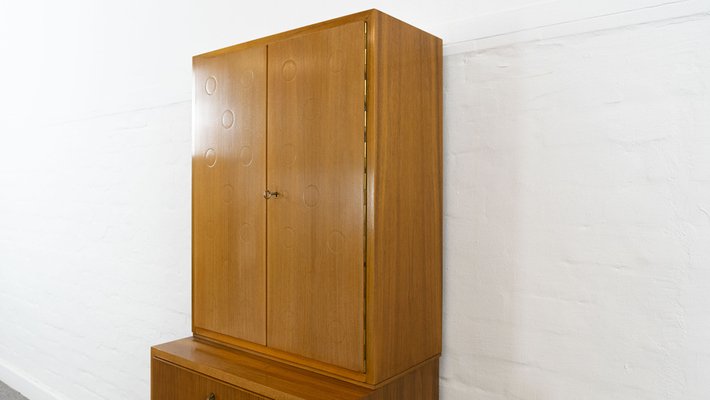 Highboard Bar Cabinet by Ernst Behr, Germany, 1950s, Set of 2-EE-1378161