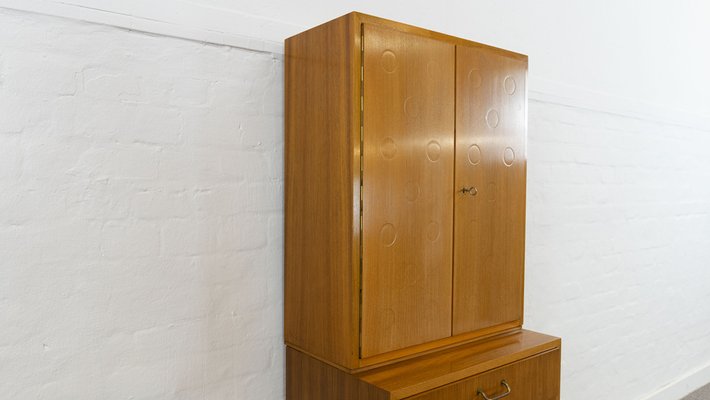 Highboard Bar Cabinet by Ernst Behr, Germany, 1950s, Set of 2-EE-1378161