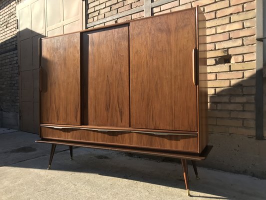 Highboard in Teak by EBW Erwin Behr Wendlingen-EXJ-1152684