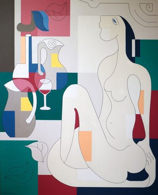 Hildegarde Handsaeme, A Natural Woman, 2021, Acrylic-ZHZ-1753941