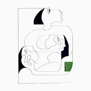 Hildegarde Handsaeme, Family Love I, 2019, Ink Drawing-ZHZ-1753549