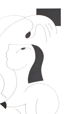 Hildegarde Handsaeme, La Folie, 2022, Ink Drawing-ZHZ-1754012