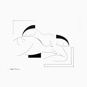 Hildegarde Handsaeme, Sleep, 2022, Ink Drawing-ZHZ-1754018