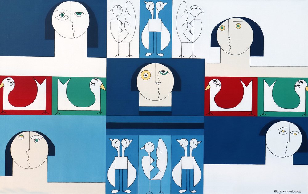 Hildegarde Handsaeme, The Sound of Birds, 2006, Acrylic