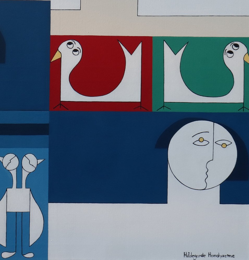 Hildegarde Handsaeme, The Sound of Birds, 2006, Acrylic