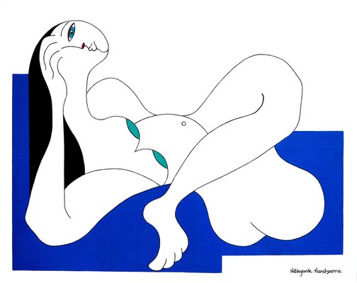 Hildegarde Handsaeme, Yoga Body, 2001, Acrylic-ZHZ-1754005