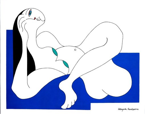 Hildegarde Handsaeme, Yoga Body, 2001, Acrylic-ZHZ-1754005