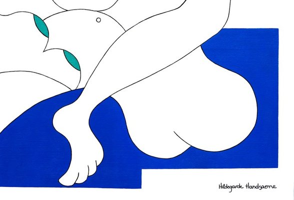 Hildegarde Handsaeme, Yoga Body, 2001, Acrylic-ZHZ-1754005