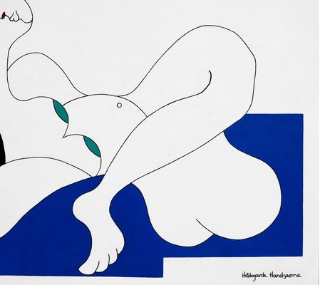 Hildegarde Handsaeme, Yoga Body, 2001, Acrylic-ZHZ-1754005