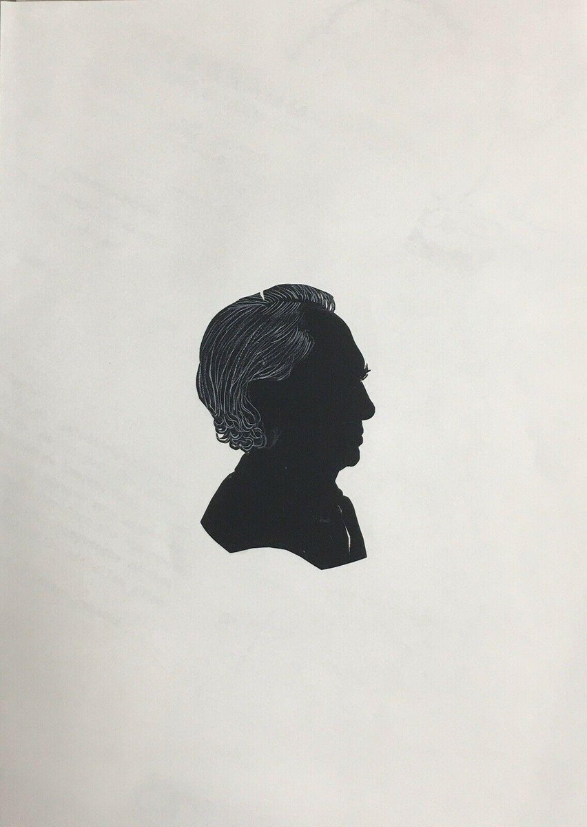 Hilmar Hoffmann, Prof Top Silhouette Hair White Heightened, 1960