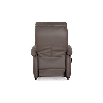 Himolla Cumulus Leather Armchair in Brown Taupe-RQW-2035063