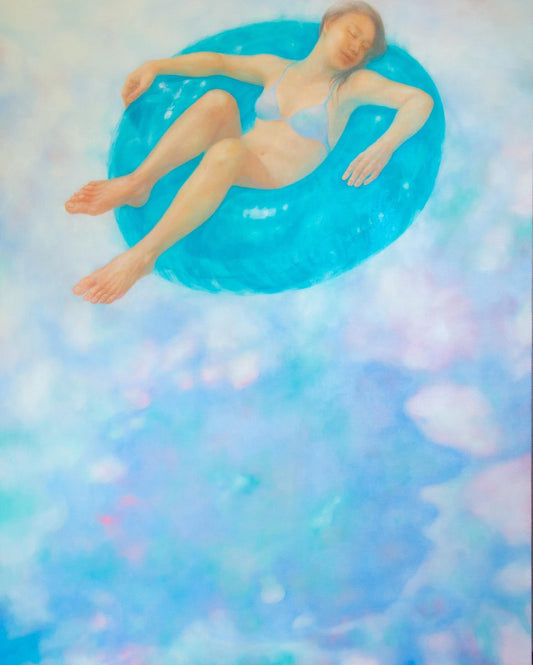 Hiromi Sengoku, Floating Island, 2014, Oil on Canvas