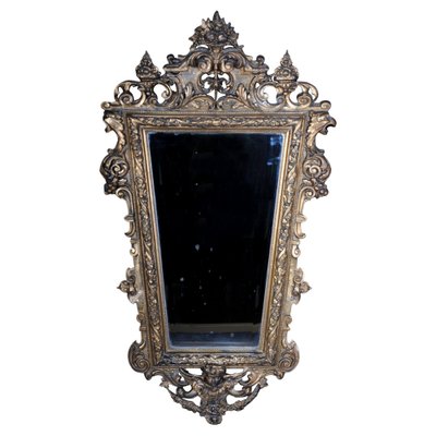 Historicism Diamond-Shaped Wall Mirror, 1870s-FLW-1402027