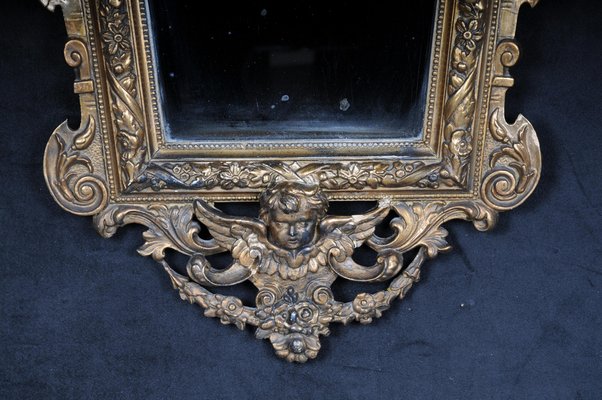 Historicism Diamond-Shaped Wall Mirror, 1870s-FLW-1402027