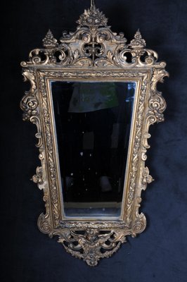 Historicism Diamond-Shaped Wall Mirror, 1870s-FLW-1402027