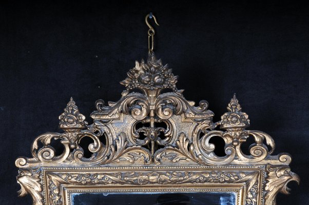 Historicism Diamond-Shaped Wall Mirror, 1870s-FLW-1402027