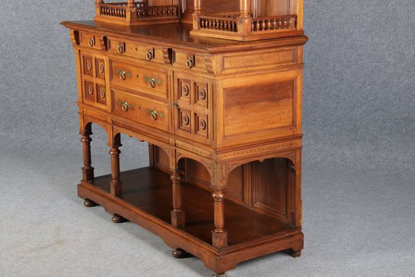 Historicism Style Buffet in Walnut, 1980s-DXD-1148282