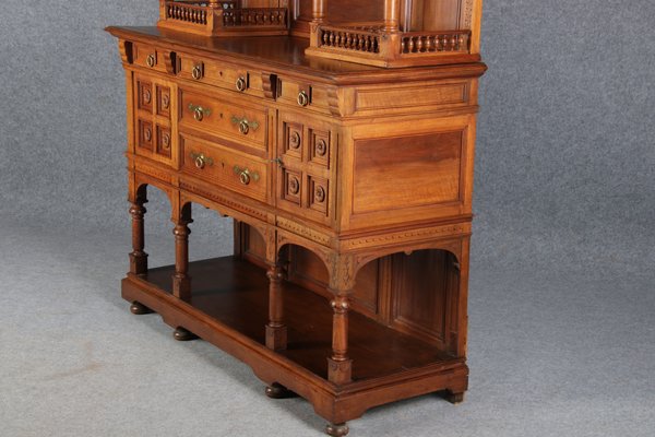 Historicism Style Buffet in Walnut, 1980s-DXD-1148282