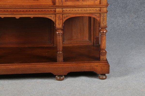 Historicism Style Buffet in Walnut, 1980s-DXD-1148282